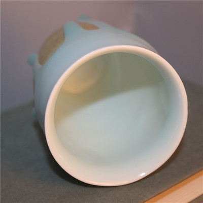 【景德鎮(zhèn)廠家直銷無圖流釉杯】?jī)r(jià)格,廠家,圖片,陶瓷工藝品,浮梁縣思翰陶瓷工作室-